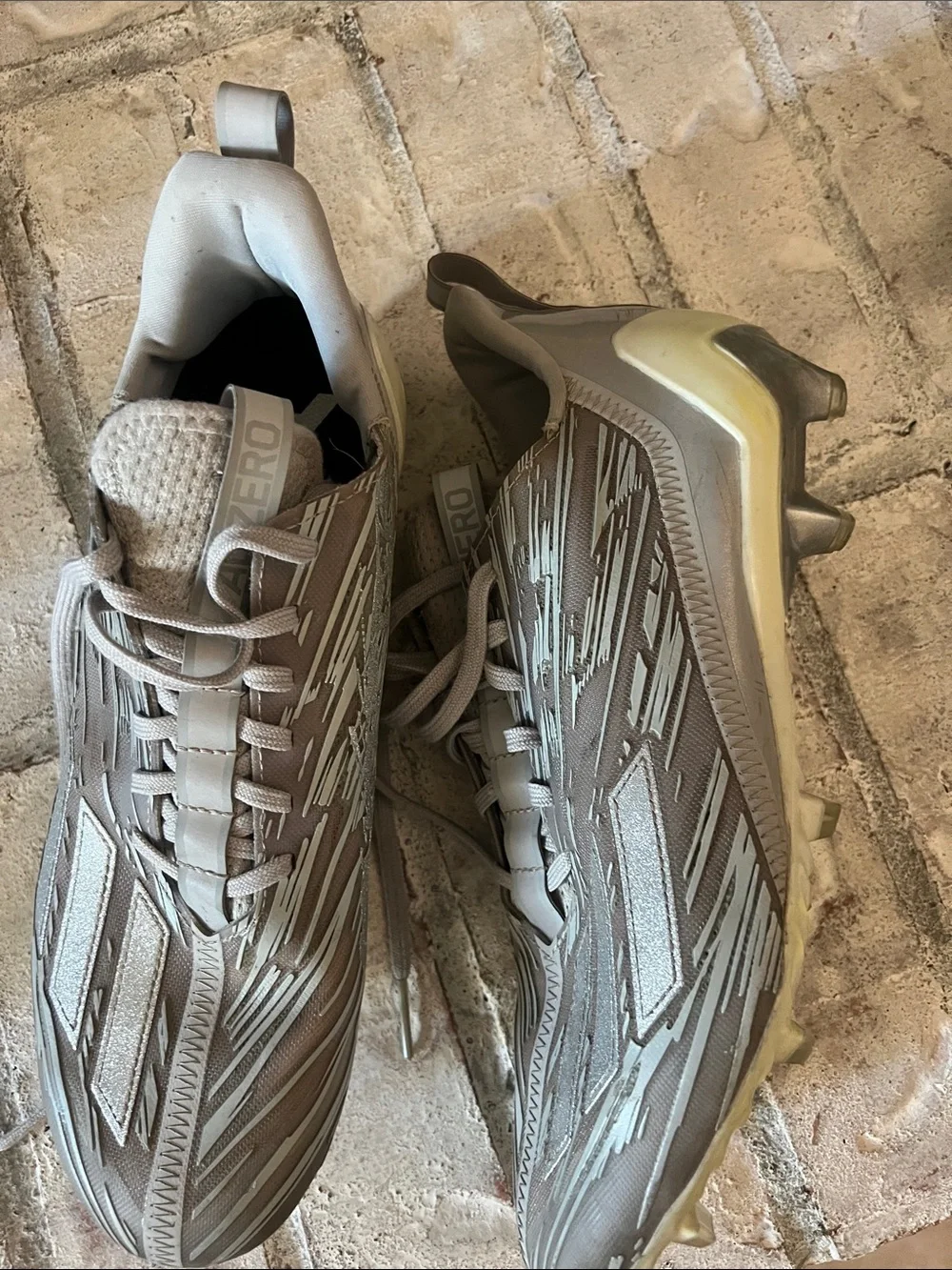 adidas Adizero Men's Gray football Athletic Cleats